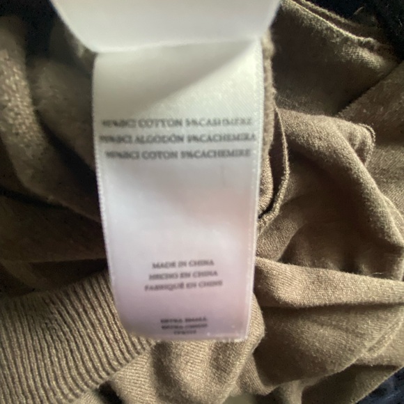 Rails 95% cotton, 5% cashmere latte colored v neck sweater dress. NO BELT. XS. - Picture 5 of 5